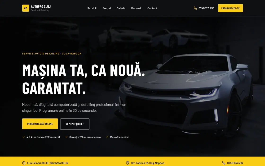 Site-uri care arată bine și se încarcă instant
